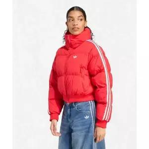 [아디다스] ADIDAS 크롭 합성 다운 퍼퍼 - 레드 JX2966 2532462