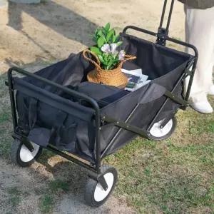캠핑 마트 피크닉 이동식 카트 접이식 다용도 웨건 튼튼한 왜건 수레