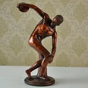 올림픽 원반던지기 동상 모형 조각상 인테리어 데코레이션 엔틱소품