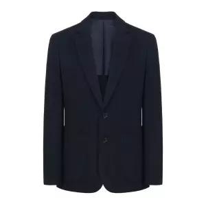 [바쏘옴므] 울 블렌디드 저지라이크 솔리드 자켓(WSY1JS14A)