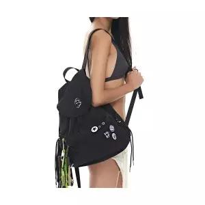 매장정품 BLACK PURPLE 나나 플립 백팩 Nana Flip Bag_BLACK