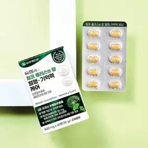 [유한메디카] 징코 플러스 엔 탑 혈행 기억력 케어 6박스(12개월분)