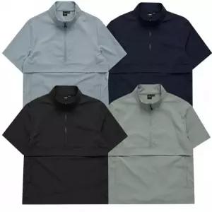 등산 스판 반팔점퍼 반팔 아노락 자켓 AN130 바람막이 윈드점퍼 아노락점퍼