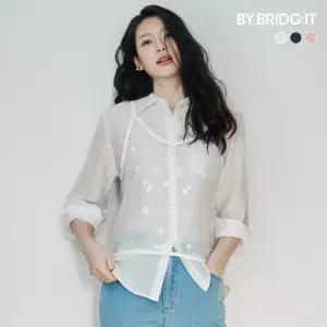 (런칭가69,900원) 26SS 크링클 시어 블라우스 3종(+이너 2종)