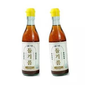 전통 방식 진한 들기름 350ml+350ml