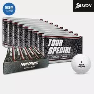 9더즌 135알 스릭슨 골프공 SF TOUR 2피스 화이트 스페셜투어 유러피언 골프볼