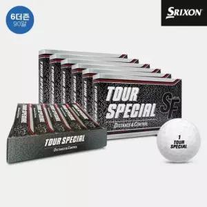 6더즌 90알 스릭슨 골프공 SF TOUR 2피스 화이트 스페셜투어 유러피언 골프볼