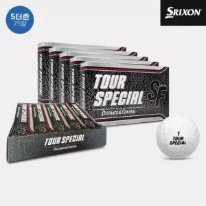 5더즌 75알 스릭슨 골프공 SF TOUR 2피스 화이트 스페셜투어 유러피언 골프볼
