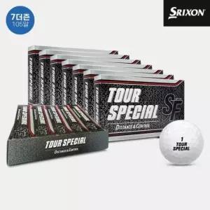 7더즌 105알 스릭슨 골프공 SF TOUR 2피스 화이트 스페셜투어 유러피언 골프볼