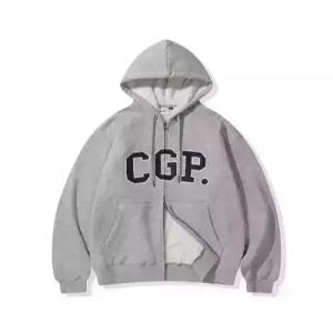 codegraphy CGP 아치 로고 후드 집업다크그레이