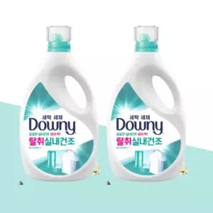 다우니 프리미엄 세탁세제 액체형 탈취실내건조 본품 3L 2개
