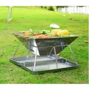 캠프존 접이식 화로대(39x38cm) 그릴 캠핑바베큐