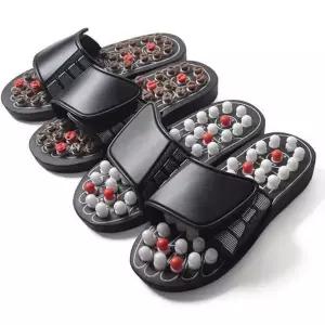 건강 슬리퍼 편안한 스프링 가정용 지압 슬리퍼 부모님 실내화 발바닥 발자극 사무실 남성 여성