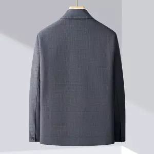 남성 하프 울 가을 캐주얼 센스있는 코트 클래식 재킷 상의 중장년 DUCHI3