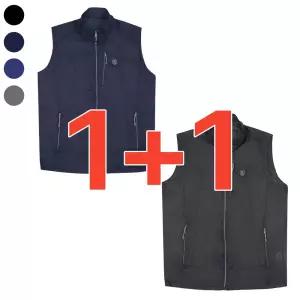 [1+1] 원쁠원 남자 봄 여름 경량 메쉬 바람막이 집업 조끼 무료배송