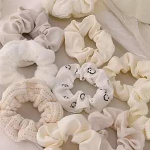 스크런치 머리끈 곱창 밴드 10P 세트 헤어 액세서리 모음