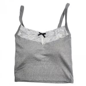 여성 레이스 끈나시티 슬림 크롭 패드내장 이너웨어 언더웨어 나시