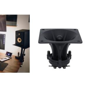 2개 85MM 압전 트위터 라우드스피커 150W 세라믹 부저 고음