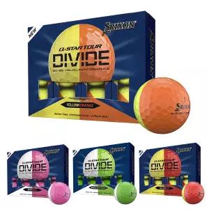 [스릭슨] 2026 큐스타 투어6 Q-STAR TOUR6 디바이드 반반 3피스 우레탄 골프공 12구