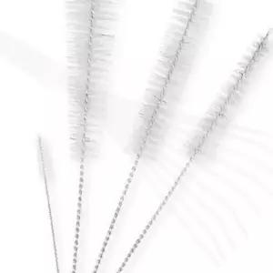 빨대세척솔 틈새 브러쉬 4P 젖병 텀블러 세척용 스틸 브러시 주방 청소 세트