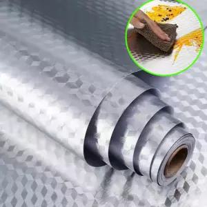 시트지 주방 벽시트지 오염방지 싱크대 알루미늄 타일시트지