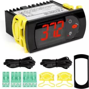 Carel PJEZS0H100 온도 컨트롤러 교체 115V 50/60Hz 냉장고/냉동고 유형 센서 프로브 및 장착 하드웨어를