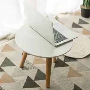 타원형 낮은 원탁 라운드 사이드 모던 좌식 원룸 원형