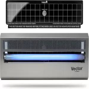 캐치마스터 벡터 15 실버 800평방피트 반경 가정용 UV 라이트 플라이 트랩 그낫 전기 램프 곤충 및 모기