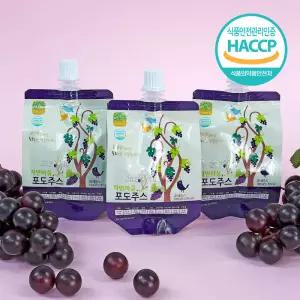 자연마을 국내산 100% 포도 주스 30입