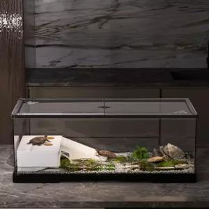 거북이 사육장 투명 수족관 반수생 아크릴 수조 오픈형