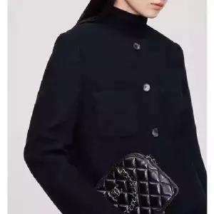 여친 치마 검정 모직 울 가을 오피스룩 겨 하프코트 세트 A라인 러블리 정장세트 다올4