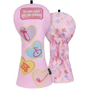 마이태그 골프 헤드 커버 핑크 코스 하이브리드 드라이버 클럽 여성용 헤드커버 패리웨이