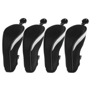 다이얼 번호 태그가 있는 ANDUX 메쉬 골프 세트 하이브리드 4PCS 커버 헤드 클럽