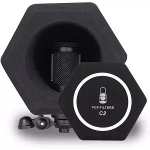 마이크 팝 필터 윈드 실드 어쿠스틱 레코드 스튜디오 사운드 흡수 폼 보컬 솔레이션 볼