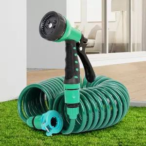 코일호스7.5m 베란다청소호수 물호스 청소용 고압정원 자바라 릴호스 호수 스프링 세차 물릴 수도 청소기