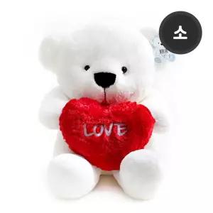 누리베어하트 곰인형 레드(소 45cm)봉제 캐릭터 동물 귀여운