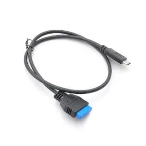 C타입 유에스비 마더보드 20P 변환 케이블 50cm메인 20P커넥터 전자기기연결 메인