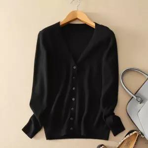 브이넥 간절기아우터 가을옷 보들보들 가디건 무지아 간우 여성의류 춘추 카디건 라운드 도톰 심플