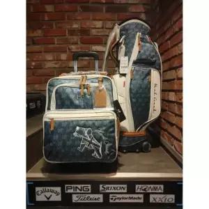 [정품] 2025 여성 휠캐디백 휠보스톤백 세트 네이비 TA3752868