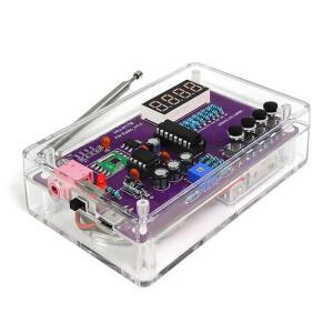 HU-017A  다기능 라디오 DIY 키트 87~108MHz FM 조정 가능한 모듈 LED 디지털 디스플레이 볼륨 조절