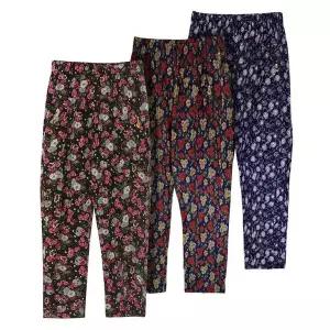 [NS홈쇼핑]2장세트 여성 겨울 기모 일자 몸빼바지 꽃무늬 패턴[35815044]