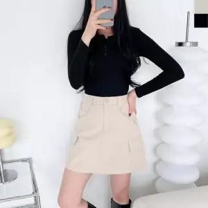 KQQ 9188 카고 미니스커트-벨트포함 속바지내장형
