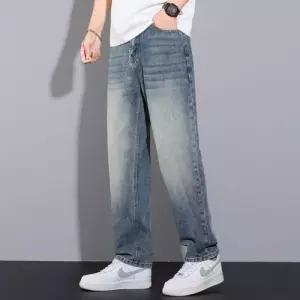 엘럽 팬츠 빈티지 캐주얼 남성용 청바지 테이퍼드 배기핏 포켓 백 배기 박템1