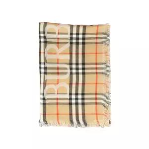 [로로모다]  타탄 체크 프린지 엣지 공용 스카프 / 8117905