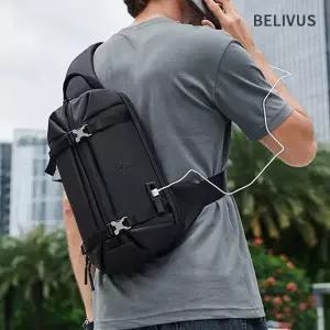 [빌리버스]남자 슬링백 힙색 크로스백 생활방수 바디백 웨이스트백 014VJI