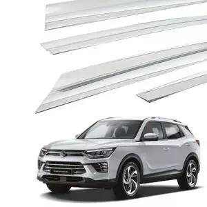 [콩심팥심]뷰티풀코란도 크롬 썬바이저 차량용 윈도우 진흥 6P