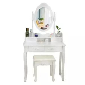 유럽풍 엔틱 화장대 침실 콘솔 메이크업 탁자 서랍