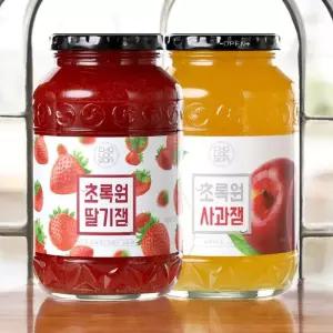 딸기잼 1kg+사과잼 1kg 디저트 토스트 과일쨈