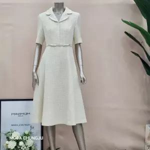 [미니멈]MD 카라넥 트위드 원피스  MD MYBAWO3150_CJ