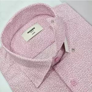 [레노마]일반핏/팬슬라인 미니멀 서커 프린트/지지미 반소매 셔츠 RPUSG1271 PK_US